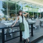 Ron Monroe Instagram - Green Day 夏！OOTD 👜 @vasic_japan 🩴 @alm._official @___angela.official___ 👗 odd maker