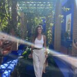 Rona-Lee Shim'on Instagram - J’arrivé au Jardin Majorelle💙