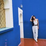 Rona-Lee Shim'on Instagram - J’arrivé au Jardin Majorelle💙