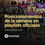Rosa López Instagram - . . [POSICIONAMIENTOS DE LA SEMANA] Como cada semana, nuestros artistas copan las listas oficiales de la plataformas con sus nuevos lanzamientos: 💿 Rosa López – 9.6 🟢 EQUAL España, Spotify 💿 Dikers & Apolo 7 - Rompiendo Cadenas 🟢 Novedades Rock, Spotify 🔴 Novedades Diarias, Apple Music 💿 Scrop – Riders 🔴 Novedades Diarias, Apple Music 💿 Lucía Rey & Jorge Pardo – Nómadas 🟢 Novedades Flamenco, Spotify 💿 Bruno Alves – Culpa y Tregua 🟢 Canciones Tristes, Spotify 💿 Verónica Romero – Candela 🔴 Novedades Diarias, Apple Music 💿 Whisky Caravan – Los Lobos 🟢 Fresh Finds España, Spotify 💿 Vosotras Veréis – Mañana Es Lunes 🟢 Novedades Rock, Spotify 💿 Los Mejías – Ajedrez 🟢 ¡Parriba!, Spotify 🔜 Y el viernes, nuevos lanzamientos en Beatclap Music.