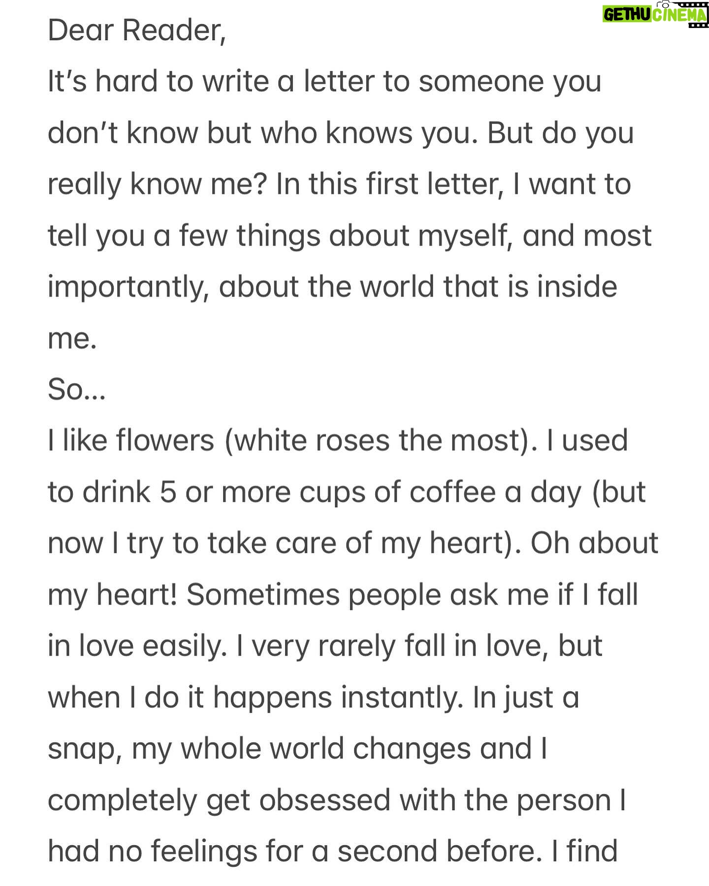 Rosa Linn Instagram - Join my email list to get handwritten letters from me twice a month! I randomly choose one person who gets the original letters🤍 Link in bio.