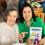 Rosamaria Murtinho Instagram - Marimbás,com Maria Luisa de Mendonça e o livro delicioso de Cristina Lyra