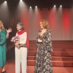 Rosamaria Murtinho Instagram - COM OS BRILHANTES ATORES LEONA CAVALLI E ANDERSON MULLER E A AUTORA DE SER ARTISTA REGIANA ANTONINI