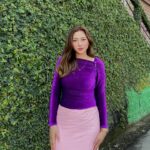Rosangpuii Ralte Instagram - Wearing @abbacy_official 💜💜 #sunday #top #purplehearts #blessed