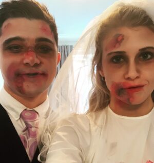 Rose Reynolds Instagram - ‘‘Til Death Do Us Start!’ 
.
.Happy Halloween 🎃 #ineverdressup #deathbecomesus