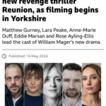 Rose Ayling-Ellis Instagram - I’m so excited to be joining William Mager’s Reunion and to be working alongside such a talented cast, whose work I have long admired. It is a very special project and an important moment for the deaf community's representation on TV 💥 @wlmager @warpfilms @bbc