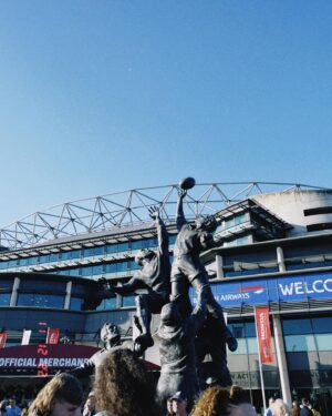 Rose Ayling-Ellis Instagram - Huge thanks to @ugomonye and @twickenhamstadium for arranging a fantastic day at twickenham for England v Japan  with my brother. 🏉🏟