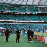 Rose Ayling-Ellis Instagram - Huge thanks to @ugomonye and @twickenhamstadium for arranging a fantastic day at twickenham for England v Japan with my brother. 🏉🏟