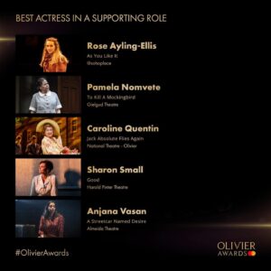 Rose Ayling-Ellis Instagram - My phone was buzzing off and I was confused why was everyone texting me ‘Congratulation Rose!!’… My actual reaction to the news. Absolutely speechless! 😱🤩🤯 

THANK YOU @olivierawards!!!