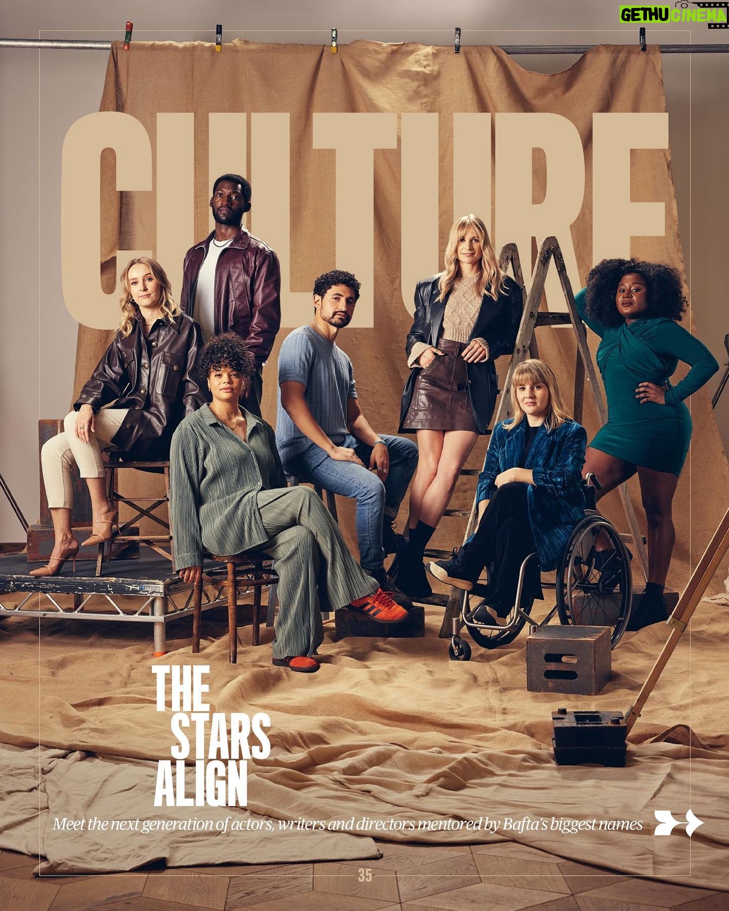Rose Ayling-Ellis Instagram - Celebrating 10 years of Bafta breakthrough in today @guardian with these legends 🤩 @ruthmadeley @susiewoosie12 @lydiawestie @niamhalgar @amirelmasry And Malachi Kirby Forever grateful for @bafta for allowing me to be in the room 💕 📷: @manuelvazquezfoto