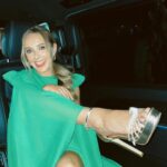 Rose Ayling-Ellis Instagram - From attending @officialntas last year to going this year made me realise a lots have happened in the last 12 months. Forever grateful for @bbceastenders and @bbcstrictly 💕💕 But I have to say the love and the support I got from my fans, as well as the new friends I made along the way, have been so special and I appreciate every single one of you, I promise. Cheesy post done! By the way, meeting these England footballer and @realbrianconley putting on a show was the hightlight of my night! 🤩 Now I better tell you where I got my looks from… Makeup- @jazcrush.artistry Hair- @rickyandthe64 Dress- @delavaliofficial Bracelet- @kirstielemarque Earrings- @loelandco Heels- @dune_london Smile- @dr_richard__ Stylist- @sineadmckeefry @hebefox @gracelanestudio