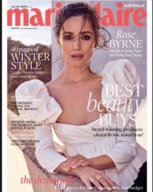 Rose Byrne Instagram - Thanks so much to the wonderful team @marieclaireau 💛 
@nicolebentleyphoto 
@naomismith  @kelliestrattonmakeup  @kohhair_