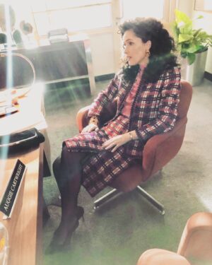 Rose Byrne Instagram - 💜Musings💜In💜Plaid💜…..new episode now streaming 
@appletvplus #physical