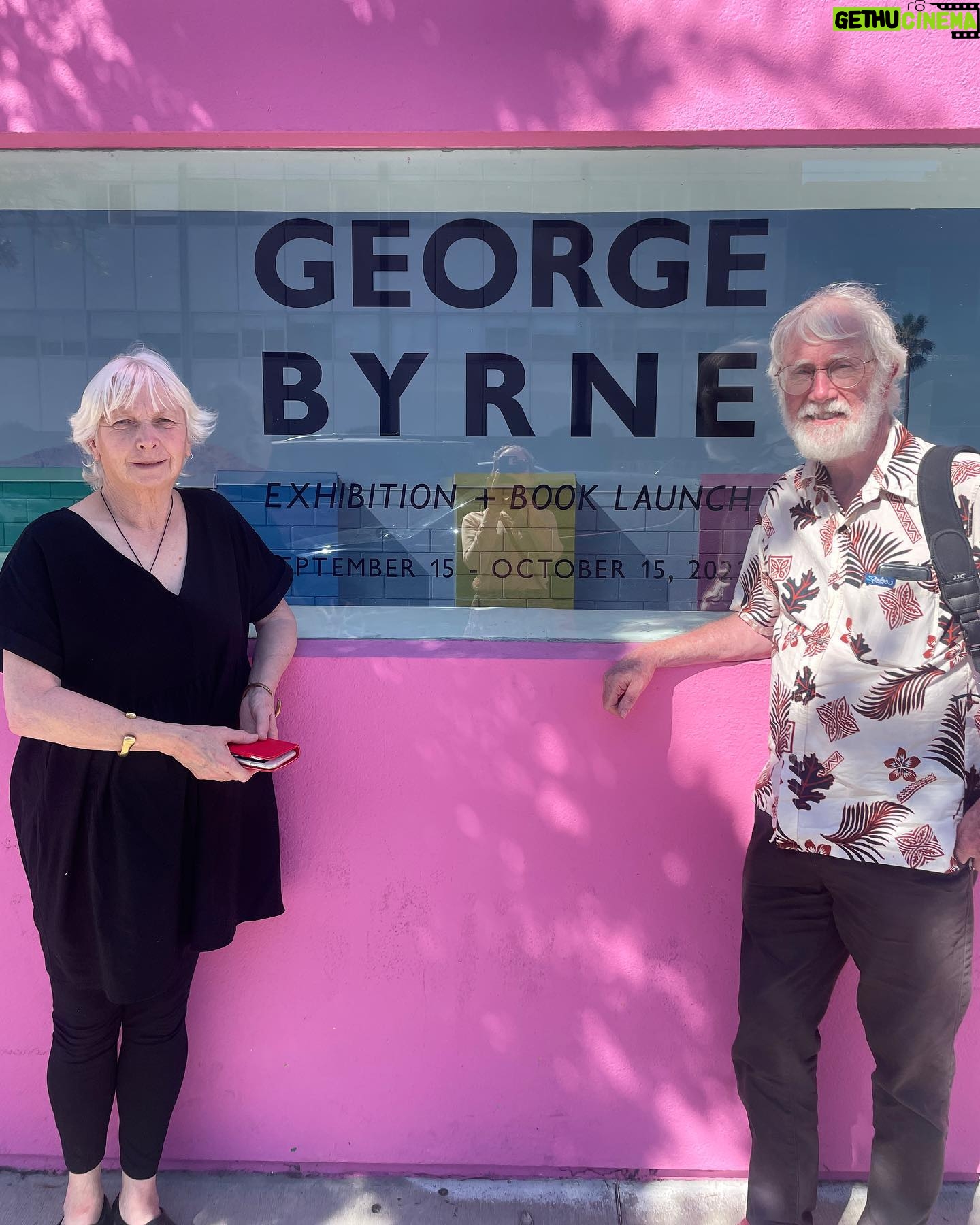 Rose McIver Instagram - Modeling career absolutely taking off for mum and dad here in LA. All proud as punch of @george_byrne and his stunning pop up show 💖