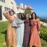 Rose McIver Instagram – The Ghosts Ladies back in warmer days 💭 ☀️