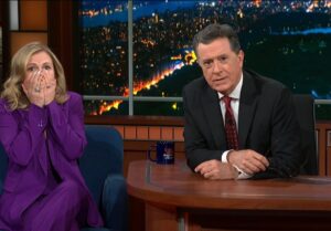 Rose McIver Instagram - Swipe for mood. @colbertlateshow 💝