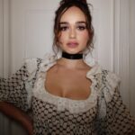 Rose Williams Instagram - make up @francescabrazzo hair @davidebarbieri_ @nicolaclarkecolour jewels @ramirez.condor.jewellery ♥️ dress of love and dreams 🍉✊ conjured from the 1970s by beloved divine T.I.P 🪄 @theinvisiblepoetess ♥️🧿⚡️🥷🏾 @vanityfairlondon @bafta