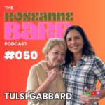 Roseanne Barr Instagram - Tulsi Gabbard was a once rising star in the Democrat party before she made the fatal mistake of not bending the knee to Hillary Clinton. Since then she has suffered the same attacks that Donald Trump and all free, truth-loving Americans have by the evil war-mongering DNC machine. Tulsi joins Roseanne to discuss her personal and political growth as she explains why she walked away from a corrupt Democrat party that is currently destroying America from the inside.  If you’re not a communist, listen in and enjoy! *Audio available now on your favorite podcast platform. Video on rumble @ 6CDT.