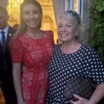 Roseanne Barr Instagram - What an honor it was to be with the rightful president in his home. For him to call me out again was truly a special memory I will never forget. 🇺🇸