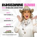 Roseanne Barr Instagram - Just landed in Florida for my most likely farewell tour. I’m getting too old for this road life so you better come see me while you still can. Tickets available at roseannebarr.com! See you there!