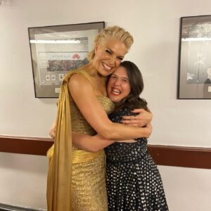Rosie Jones Instagram - Did the Royal Variety Performance blah blah blah but I MET HANNAH WADDINGHAM. I’m done. You’re all invited to the wedding.