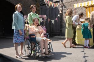 Rosie Jones Instagram - Remember when it was 1969 and I was having a baby?! Of course you do! Me and my excellent sixties hairdo will be rolling into Call The Midwife tonight on BBC One at 8pm.