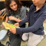 Rosie O'Donnell Instagram - reading at school #love