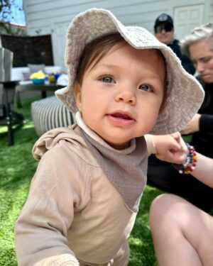 Rosie O'Donnell Instagram - baby furi the star of the pool party #family
