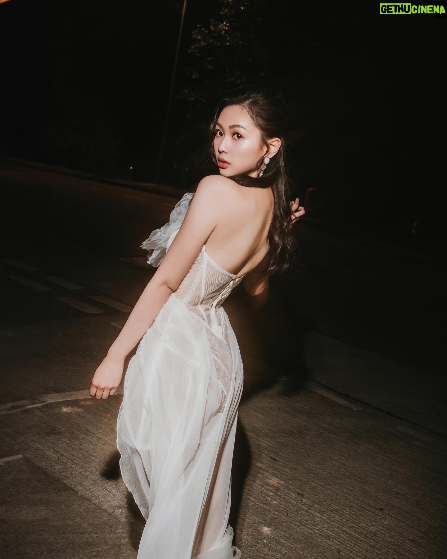 Rosita Kwok Instagram - May you be unwavering day and night, loyal to yourself🤍 Photography | @raymond.a7c Makeup | @renee_316 Hair | @reallllll Gown | @elysianbridal @raraavis_group Accessories | @artemadridofficial Venue | @bulaland_wedding