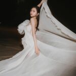 Rosita Kwok Instagram - May you be unwavering day and night, loyal to yourself🤍 Photography | @raymond.a7c Makeup | @renee_316 Hair | @reallllll Gown | @elysianbridal @raraavis_group Accessories | @artemadridofficial Venue | @bulaland_wedding