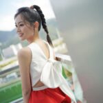 Rosita Kwok Instagram – Red & ribbon 🎀❤️
Gown @dorianho @dorianho_official
