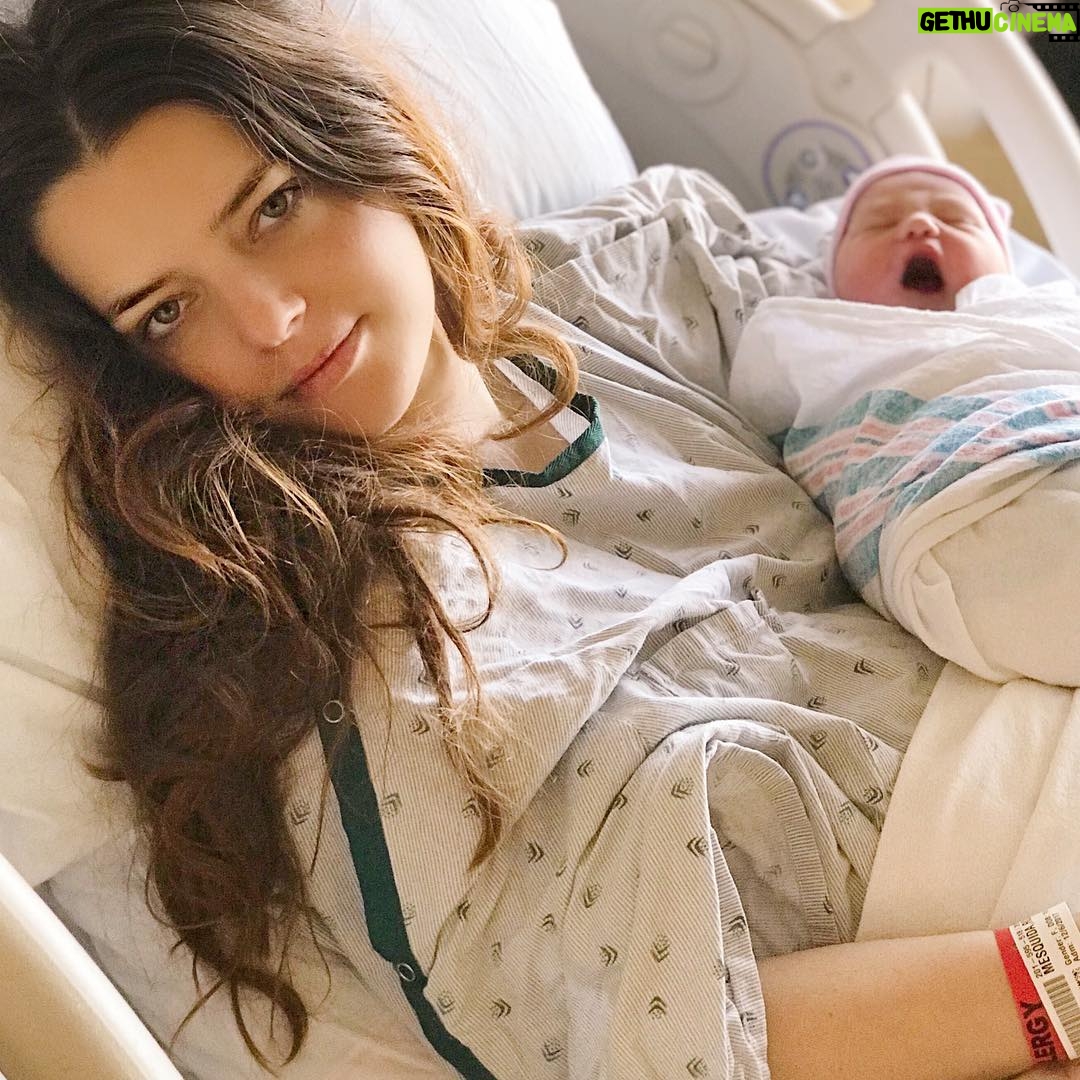 Roxane Mesquida - 2.9K Likes - The love of my life is finally here! Welcome to the world Lilya 💝