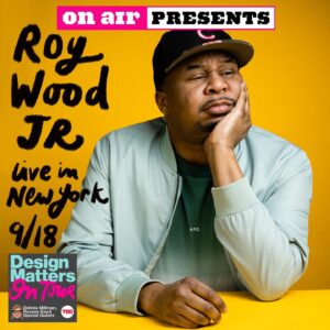 Roxane Gay Instagram - GUESS WHAT? We have another guest to announce for the New York City stop of the Design Matters tour brought to you by the fine folks at @onairfest! The one and only ROY WOOD Jr! We'll be at the @musichallofwb on September 18 with @roxanegay74 @jadabumrad and one more special guest we'll be announcing tomorrow! Here's a bit more about @roywoodjr:

The Emmy-nominated ROY WOOD JR. has entertained millions across stage, television, and radio. In 2015, he joined The Best F#@ing News Team as a correspondent on Comedy Central’s Emmy-nominated The Daily Show with Trevor Noah. Comedy Central continues its long-standing relationship with the talented comedian and actor collaborating on Beyond the Scenes as well as his third hour-long stand-up special, Imperfect Messenger, now streaming on Paramount . 

Wood was the 2023 host of The White House Correspondents Dinner and most recently starred alongside Jon Hamm in the film Confess, Fletch which was released September 16th, and is set to executive produce the HBO Max project 1% Happy as well as an untitled medical field comedy for NBC. He will also executive produce, write and star in FOX’s untitled single-camera comedy about the National Guard with Denis Leary attached as a producer. Roy’s additional credits include Only Murders in the Building, Better Call Saul, Space Force, The Last O.G., and the PBS documentary The Neutral Ground, for which he served as executive producer and nominated for an Emmy. 

Wood’s first Comedy Central one-hour stand-up special, Father Figure, debuted in 2017, the same year he was named the new host of the network’s storytelling series This is Not Happening. His second Comedy Central one-hour stand-up special, No One Loves You, which debuted in 2019, remains the network’s highest-rated original stand-up premiere. Entertainment Weekly has described his thought-provoking comedy as “charismatic crankiness,” Forbes declared him “one of comedy’s best journalists,” and Variety named him “One of 10 Comics to Watch” in 2016. 

Come join us on September 18! Tickets and more info are in my bio or here: www.onairpresents.com