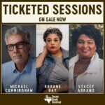 Roxane Gay Instagram - We're elated to share the 2023 Ticketed Sessions for literary superstars Michael Cunningham, Roxane Gay, and Stacey Abrams! Each session ticket includes a copy of the author’s featured Festival book, session admission, and access to the author’s signing line. Proceeds from book ticket sales support the annual Festival and our year-round programs. Learn more and purchase tickets at the link in our bio! 🔗🎟️