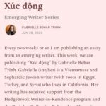 Roxane Gay Instagram - Today in The Audacity's Emerging Writer Series is a powerful essay by Gabrielle Behar Trinh about the mysteries of our parents, the complexities of our emotions, and how we attempt to understand both. Read it here and at the link in my stories: https://audacity.substack.com/p/xuc-ong