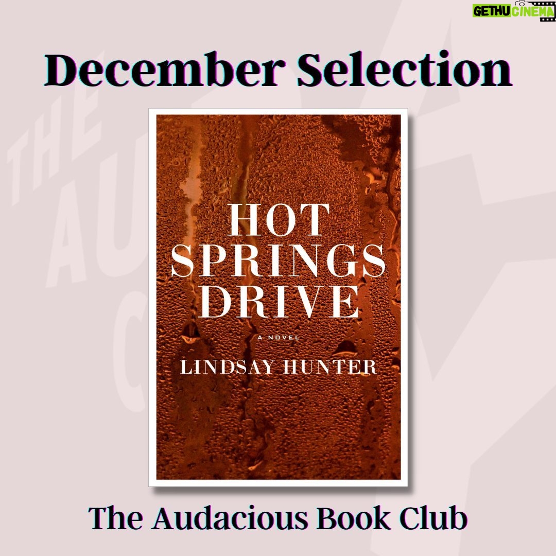 Roxane Gay Instagram - Next month in the Audacious Book Club, we're talking about Hot Springs Drive by Lindsay Hunter, the third title from @roxanegaybooks. I hope you'll join us at The Audacity to discuss this haunting novel.
