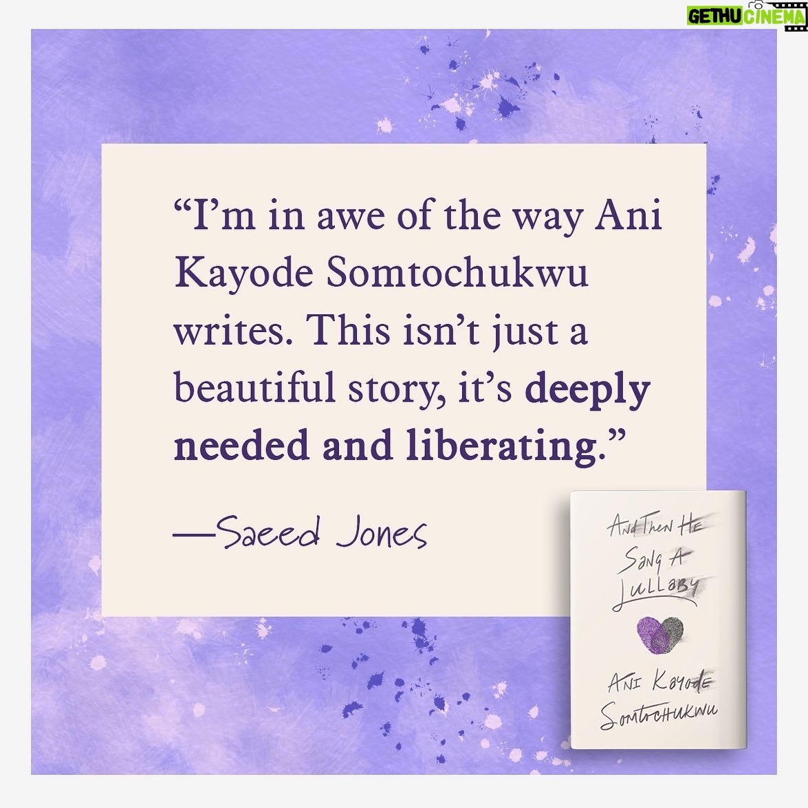 Roxane Gay Instagram - The first book from my imprint, And Then He Sang A Lullaby by @ani_kayode, is out today. Ani was unagented when he submitted his novel but I knew from the first chapter that I wanted to publish it. And shout out to Sinclair Blue, the @roxanegaybooks fellow at the time, who found it in the queue and wrote a reader report so compelling I dropped everything to read this novel. You can purchase this incredible book through this link to @groveatlantic and also through the link in my story: https://groveatlantic.com/book/and-then-he-sang-a-lullaby/