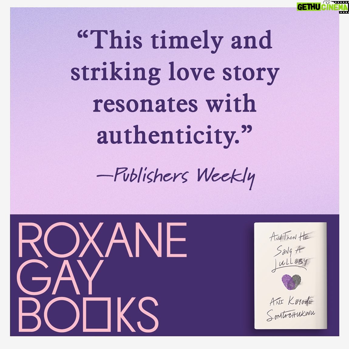 Roxane Gay Instagram - The first book from my imprint, And Then He Sang A Lullaby by @ani_kayode, is out today. Ani was unagented when he submitted his novel but I knew from the first chapter that I wanted to publish it. And shout out to Sinclair Blue, the @roxanegaybooks fellow at the time, who found it in the queue and wrote a reader report so compelling I dropped everything to read this novel. You can purchase this incredible book through this link to @groveatlantic and also through the link in my story: https://groveatlantic.com/book/and-then-he-sang-a-lullaby/