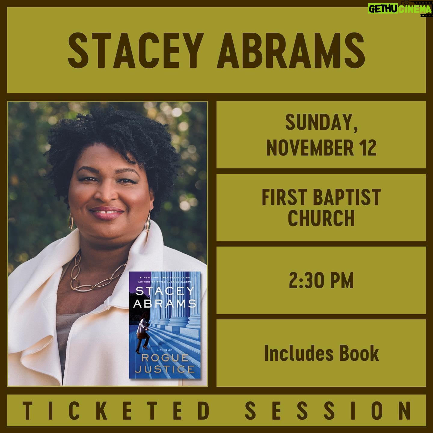 Roxane Gay Instagram - We're elated to share the 2023 Ticketed Sessions for literary superstars Michael Cunningham, Roxane Gay, and Stacey Abrams! Each session ticket includes a copy of the author’s featured Festival book, session admission, and access to the author’s signing line. Proceeds from book ticket sales support the annual Festival and our year-round programs. Learn more and purchase tickets at the link in our bio! 🔗🎟️