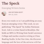 Roxane Gay Instagram - This week in The Audacity's Emerging Writer Series is an excellent essay by Ash Pattinson-Scott about privacy, autonomy, and the medical procedures that may impact us the most, once we strip social stigma away. Read it here or at the link in my stories: https://audacity.substack.com/p/the-speck