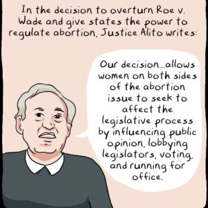 Roxane Gay Instagram - Today in my newsletter, a graphic essay by @aubreyhirsch on living in a post Roe v. Wade world. Read it here or at the link in my stories: https://audacity.substack.com/p/where-things-stand-on-abortion