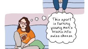 Roxane Gay Instagram - This week in my newsletter, a graphic essay by @aubreyhirsch on the impossibility of the NFL's woman problem. Read it here: https://audacity.substack.com/p/the-nfl-dilemma