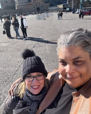 Roxane Gay Instagram - Three years ago today, @debbiemillman and I eloped. It was an amazing day but in truth, every day with Debbie is amazing in one way or another. She has an irrepressible sense of adventure, a brilliant mind, a beautiful smile, and a loving heart. She loves to sing and dance and wear hats. She has a canonical knowledge of hip hop which still amazes me. She is fiercely loyal, honest, and mega hot. She loves animals and they love her back. I could go on but I won’t! Happy anniversary, @debbiemillman.