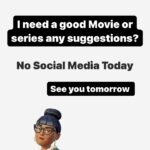 Roxanne Shanté Instagram - I need a good movie or series to get me through the day any suggestions ? please 🙏🏾