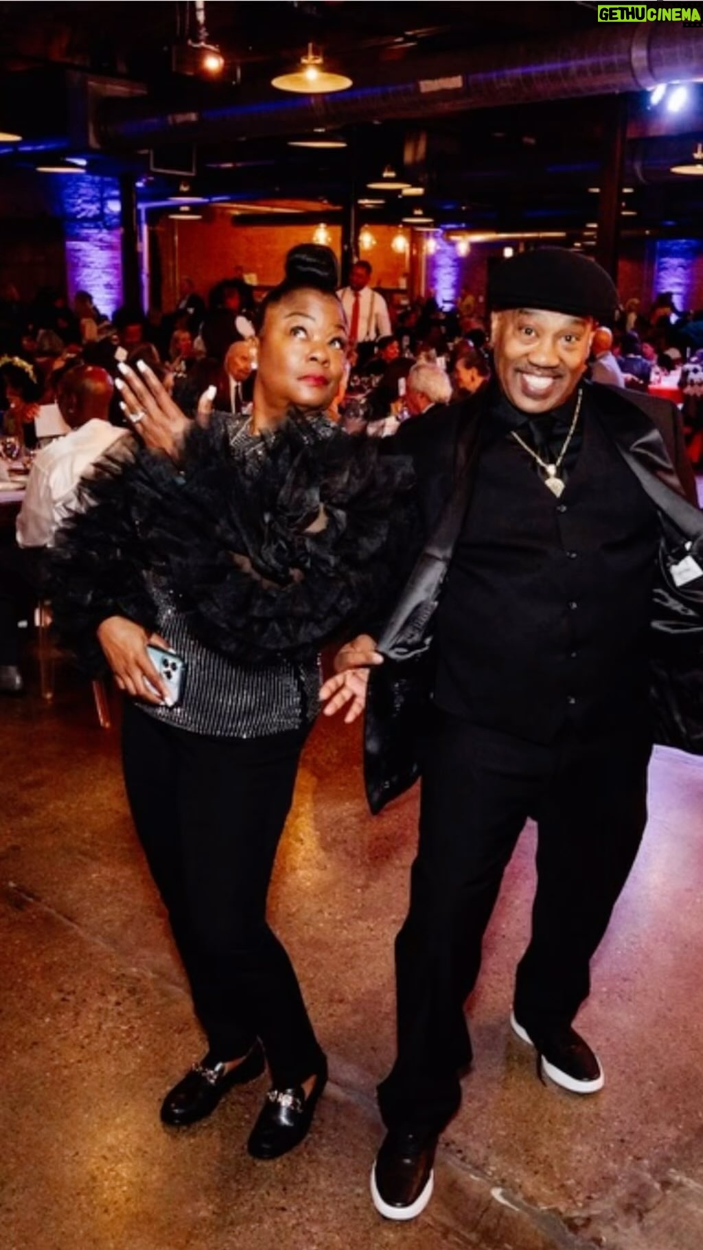 Roxanne Shanté Instagram - This was an incredible Evening in Chicago we raised over six figures 😃 yes 🙌🏽 lil ol’ me and Cool V I will give you more details later and look at me running down the steps to the Mayor of Chicago my feet was feeting🤣🤣 I must do this post over but enjoy #plzbelieveit
