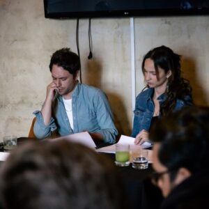 Ruby Modine Instagram - • #AnythingForSomethingFilm table read! Damn you @cohenismyname … I’ll make it through AT LEAST one line on the day! • 

#CoirsairCollectiveFilms #Independent #Indie #Film  #Drama #Comedy 

@corsaircollective