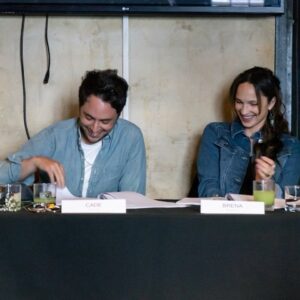 Ruby Modine Instagram - • #AnythingForSomethingFilm table read! Damn you @cohenismyname … I’ll make it through AT LEAST one line on the day! • 

#CoirsairCollectiveFilms #Independent #Indie #Film  #Drama #Comedy 

@corsaircollective