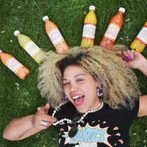 Ruby Barker Instagram - Sorry I’m not in season three 😢 but I am in BURZT 👊🏽🔥@burzt_drinks drop em’ a follow 🪽ad.