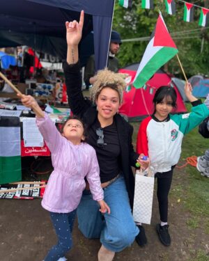 Ruby Barker Instagram - @leedsstudents4palestine 🇵🇸🖤