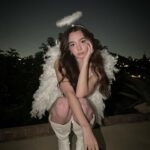 Ruby Jay Instagram - Halloweekend pt. 1 🪽✨ . . Shoutout to @keirapena for the pics and to @nancileesantos for giving me the pearls like a year ago (really came in clutch) 🥰♥️